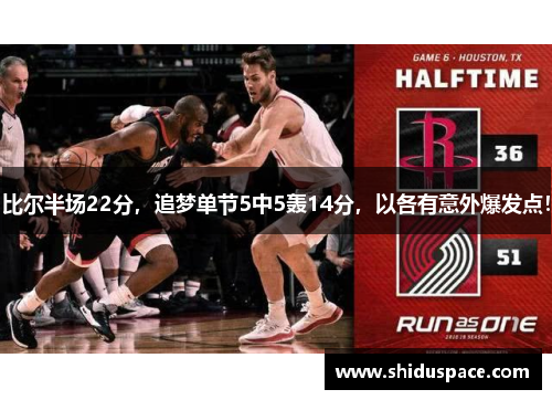 比尔半场22分，追梦单节5中5轰14分，以各有意外爆发点！